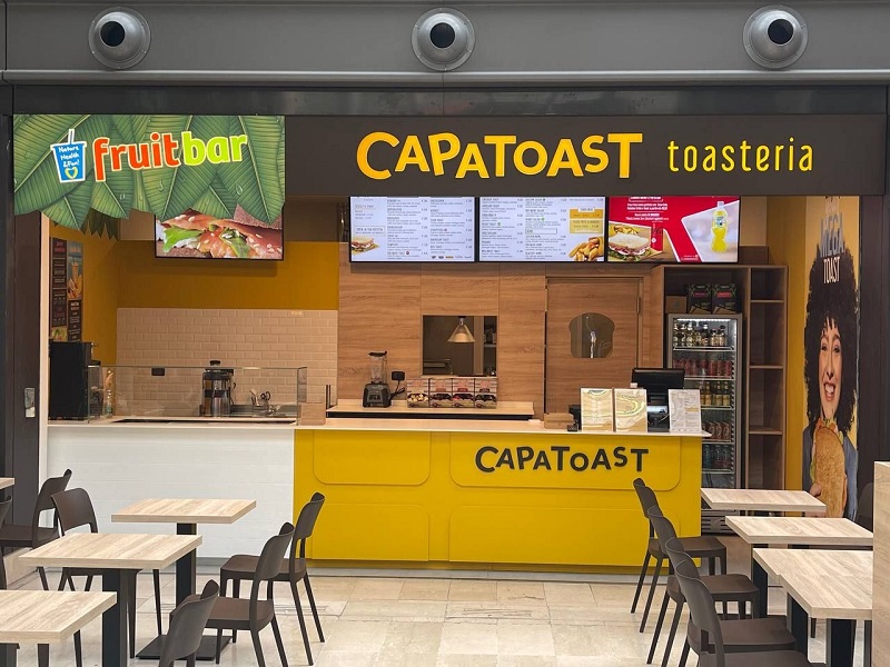 Il nuovo punto vendita CapaToast al Centro commerciale Lingotto di Torino